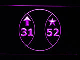 FREE Cleveland Indians (5) LED Sign - Purple - TheLedHeroes