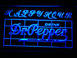 FREE Dr Pepper Happy Hour LED Sign - Blue - TheLedHeroes