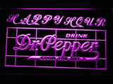 FREE Dr Pepper Happy Hour LED Sign - Purple - TheLedHeroes