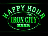 Iron City Beer Happy Hour LED Neon Sign USB -  - TheLedHeroes