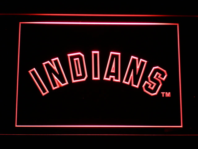 FREE Cleveland Indians (10) LED Sign - Red - TheLedHeroes