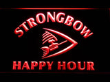 Strongbow Happy Hour LED Neon Sign Electrical - Red - TheLedHeroes