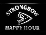Strongbow Happy Hour LED Neon Sign USB - White - TheLedHeroes