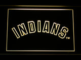 FREE Cleveland Indians (10) LED Sign - Yellow - TheLedHeroes