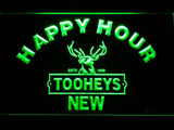 Tooheys New Happy Hour LED Neon Sign USB - Green - TheLedHeroes