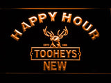Tooheys New Happy Hour LED Neon Sign USB - Orange - TheLedHeroes