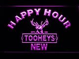 Tooheys New Happy Hour LED Neon Sign USB - Purple - TheLedHeroes
