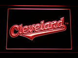 Cleveland Indians (11) LED Neon Sign Electrical - Red - TheLedHeroes