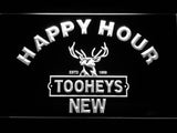 Tooheys New Happy Hour LED Neon Sign USB - White - TheLedHeroes