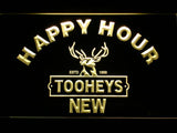 Tooheys New Happy Hour LED Neon Sign USB - Yellow - TheLedHeroes