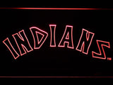 Cleveland Indians (12) LED Neon Sign USB - Red - TheLedHeroes