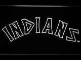 Cleveland Indians (12) LED Neon Sign USB - White - TheLedHeroes