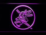 Cleveland Indians (14) LED Neon Sign USB - Purple - TheLedHeroes