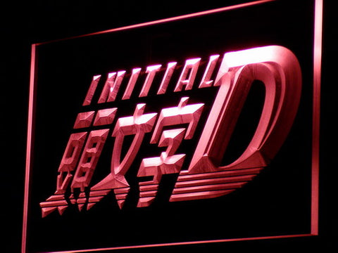 FREE Initial D LED Sign - Red - TheLedHeroes