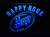 FREE Mountain Dew Happy Hour LED Sign - Blue - TheLedHeroes