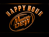 FREE Mountain Dew Happy Hour LED Sign - Orange - TheLedHeroes