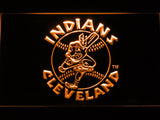 Cleveland Indians (15) LED Neon Sign Electrical - Orange - TheLedHeroes