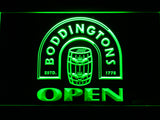 FREE Boddingtons Open LED Sign - Green - TheLedHeroes