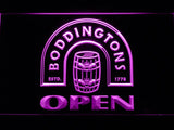Boddingtons Open LED Neon Sign Electrical - Purple - TheLedHeroes