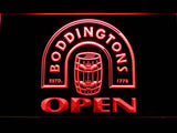 Boddingtons Open LED Neon Sign USB - Red - TheLedHeroes