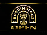 FREE Boddingtons Open LED Sign - Yellow - TheLedHeroes