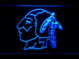 Cleveland Indians (18) LED Neon Sign Electrical - Blue - TheLedHeroes