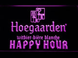 Hoegaarden Happy Hour LED Neon Sign USB - Purple - TheLedHeroes
