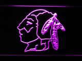 Cleveland Indians (18) LED Neon Sign Electrical - Purple - TheLedHeroes