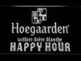 Hoegaarden Happy Hour LED Neon Sign Electrical - White - TheLedHeroes