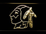 Cleveland Indians (18) LED Neon Sign Electrical - Yellow - TheLedHeroes