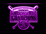 FREE Chicago White Sox 2005 AL Champions LED Sign - Purple - TheLedHeroes