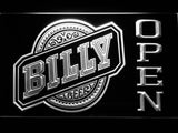 Billy Open LED Neon Sign Electrical - White - TheLedHeroes
