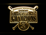 FREE Chicago White Sox 2005 AL Champions LED Sign - Yellow - TheLedHeroes