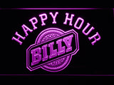 FREE Billy Happy Hour LED Sign - Purple - TheLedHeroes