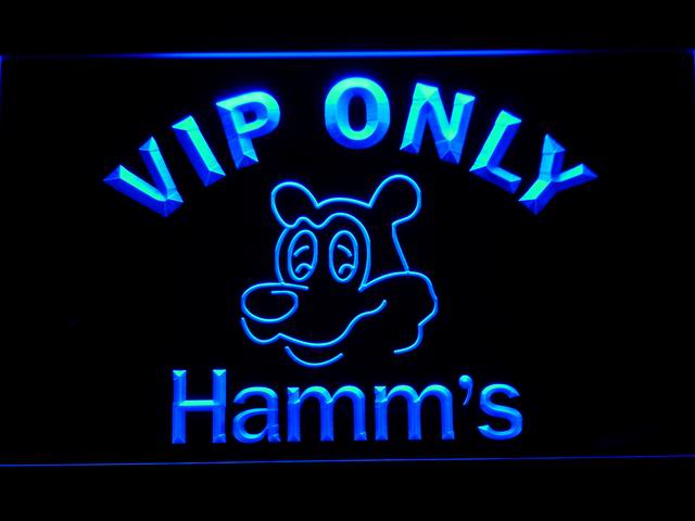 FREE Hamm's VIP Only LED Sign - Blue - TheLedHeroes