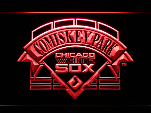 FREE Chicago White Sox Comiskey Park LED Sign - Red - TheLedHeroes