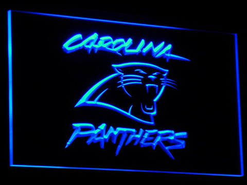 FREE Carolina Panthers LED Sign - Blue - TheLedHeroes