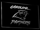 Carolina Panthers LED Neon Sign USB - White - TheLedHeroes