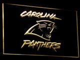 FREE Carolina Panthers LED Sign - Yellow - TheLedHeroes