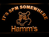 Hamm's It's 5pm Somewhere LED Neon Sign Electrical - Orange - TheLedHeroes