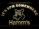 Hamm's It's 5pm Somewhere LED Neon Sign Electrical - Yellow - TheLedHeroes