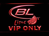 Bud Light Lime VIP Only LED Neon Sign USB - Red - TheLedHeroes