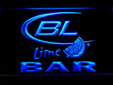 Bud Light Lime Bar LED Neon Sign Electrical - Blue - TheLedHeroes