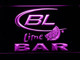 Bud Light Lime Bar LED Neon Sign USB - Purple - TheLedHeroes