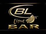 Bud Light Lime Bar LED Neon Sign USB - Yellow - TheLedHeroes