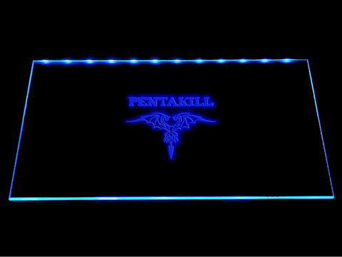 League Of Legends Pentakill (2) LED Sign - Multicolor - TheLedHeroes