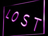 LOST LED Neon Sign Electrical - Purple - TheLedHeroes