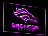 Denver Broncos LED Neon Sign Electrical - Purple - TheLedHeroes