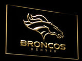 Denver Broncos LED Neon Sign Electrical - Yellow - TheLedHeroes