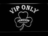 Jameson Shamrock VIP Only LED Neon Sign USB - White - TheLedHeroes